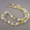 Image 2 : Citrine & Quartz Crystal Necklace 22"