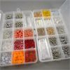 Image 2 : Set of 2 Wire Necklace kits with Beads, Cases & Instructions