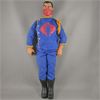 Image 1 : 1992 Hasbro GI Joe Cobra Commander 12" Action Figure Doll