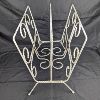 Image 1 : Vintage Iron Twisted Wire Magazine Rack 