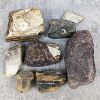 Image 1 : 8 LB Lot of Lapidary Cutting Rock - Agate, Petrified Wood, Jasper, Quartz