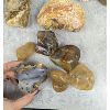 Image 2 : 9.7 LB Lot of Lapidary Cutting Rock - Agate, Petrified Wood, Jasper