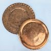 Image 1 : Set of 2 Copper Plates 12" and 14.5"