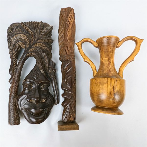 Set of 3 Wood Carvings 