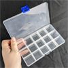 Image 2 : Set of 10 NEW Bead Organizer Storage Bins 7" x 4"