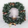 Image 1 : 26" Fibre Optic Christmas Wreath with Box