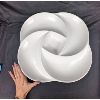 Image 2 : Set 2 White Ceramic Divided Entertainment Serving Dishes
