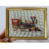 Image 2 : Set of 6 Framed Train Pictures