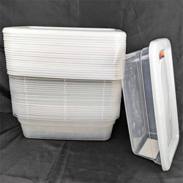 Set of 20 Storage Bins 13.25" x 8" x 4"