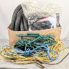 Image 1 : 4 Heavy Extension Cords & 2 NEW Hose Kits (24') and partial roll of hose