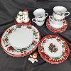 Image 1 : Set of Porcelain Christmas Dishes