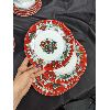 Image 3 : Set of Porcelain Christmas Dishes