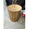 Image 8 : SUPER RARE!  Vintage Gold Gilt Candelabra Style Table Lamp 57" Tall - with Multi Light Function
