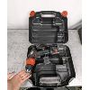 Image 3 : Set of 3 Black & Decker Tool Sets - Electric Drill, Drill Bit Set and Rechargable Drill