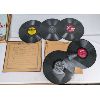 Image 2 : Lot of 8 Children's Vinyl LP Record Albums & 2 Binders of 33 Records