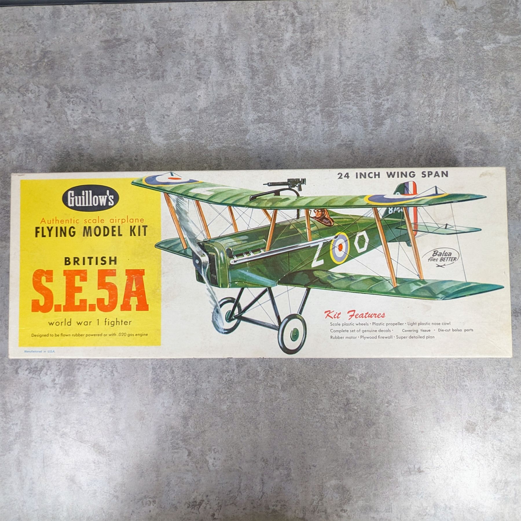 LOTTO Di 6 Guillow'S Jetfire BALSA Divertente Giocattolo Volanti - Foto 11