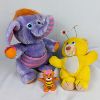 Image 1 : Set of 2 Wuzzles Plush Toys and 1 Posable Wuzzle Toy
