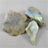 Image 2 : Lot of 3 Raw Labradorite Specimens