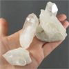 Image 1 : Lot of 3 Raw Clear Quartz Clusters