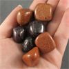 Image 2 : Lot of Polished Garnet & Goldstone Specimens 