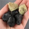 Image 2 : Lot of Raw Unakite & Obsidian Specimens