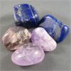 Image 1 : Lot of Polished Amethyst & Lapis Lazuli