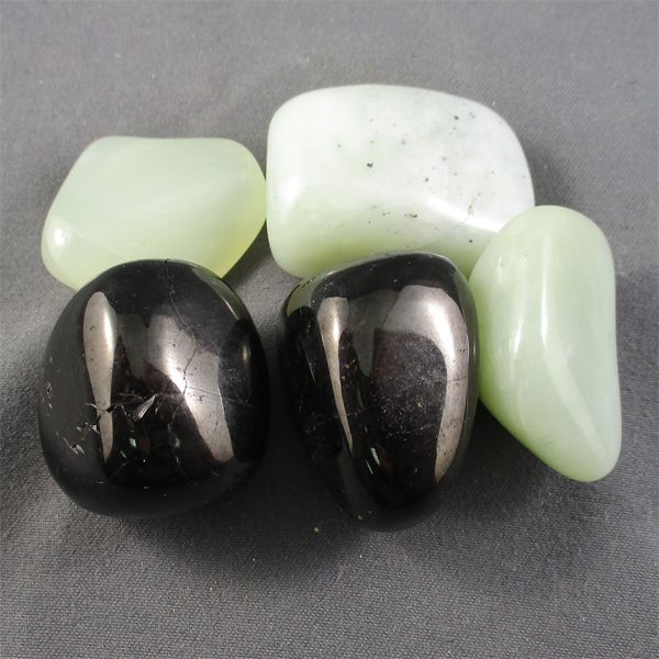 Lot of Polished New Jade & Jet Specimens