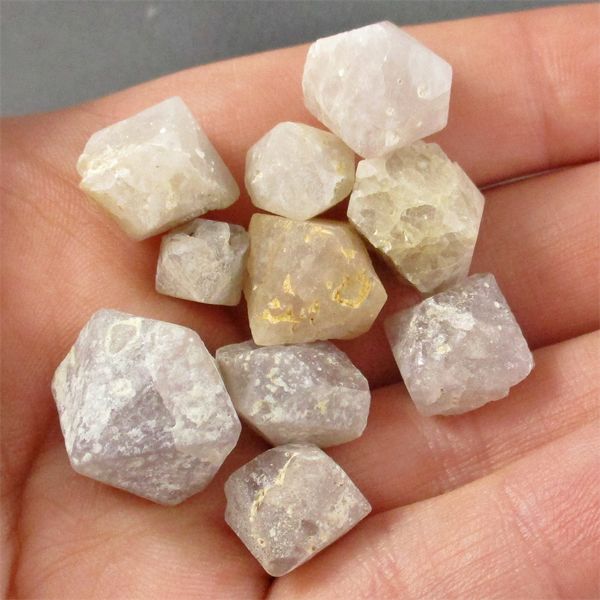 Lot of 10 Octagonal Beta Quartz Crystals