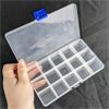 Image 2 : Set of 10 NEW Bead Organizer Storage Bins 7" x 4"