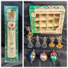 Image 1 : Vintage Lot of Christmas Decorations with Mercury Bulbs