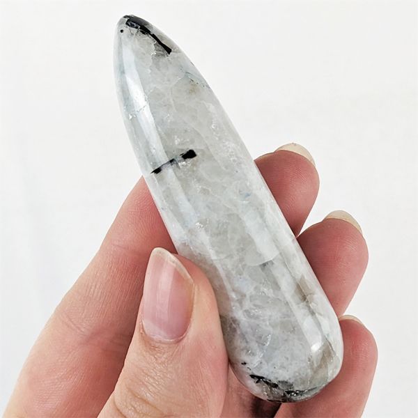 Rainbow Moonstone Wand 3"