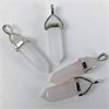 Image 2 : 4 NEW Rose Quartz Point Pendants 