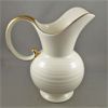 Image 2 : Crown Devon Pottery Pitcher with Gold Trim - Made in England