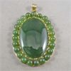 Image 1 : Beautiful Nephrite Jade Pendant 1.75" x 1.15"