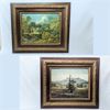 Image 1 : Set of 2 Ornate Picture Frames with Prints