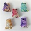 Image 1 : Set of 5 Mix Color Stone Rabbits 