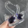 Image 2 : Hand Blown Glass Swans