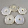 Image 1 : Set of 5 Agate Crystal Donut Beads 30mm