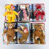 Image 1 : Lot of 6 Ty Beanie Babies (4 in Original Packaging)
