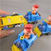 Image 2 : Set of 11 Vintage Peanuts Pull Back Toys - Circa 1960's