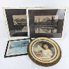 Image 1 : Set of 4 Vintage Framed Prints - Various Sizes