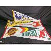 Image 2 : Lot of 23 NHL Vintage Team Pennant Flags (See Photos for Complete List of Teams)