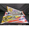 Image 3 : Lot of 23 NHL Vintage Team Pennant Flags (See Photos for Complete List of Teams)