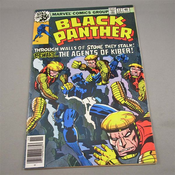 1978 Black Panther Comic No 12 - Marvel Comics .35 cent