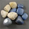 Image 1 : Lot of Polished White Opal & Blue Quartz Specimens