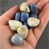 Image 2 : Lot of Polished White Opal & Blue Quartz Specimens