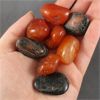 Image 2 : Lot of Polished Carnelian & Black Tourmaline With Red Jasper Specimens