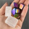 Image 1 : Lot of Polished Rainbow Hematite & Raw Selenite Specimens