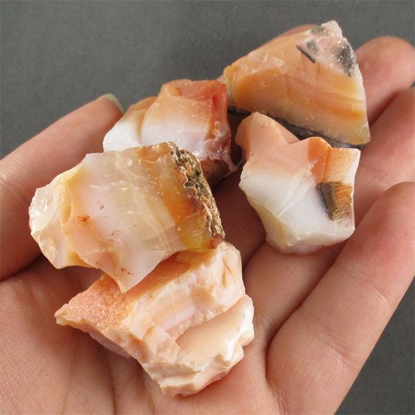 Lot of Raw Carnelian Specimens