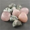 Image 1 : Lot of Polished Rose Quartz & Kiwi Jasper Specimens